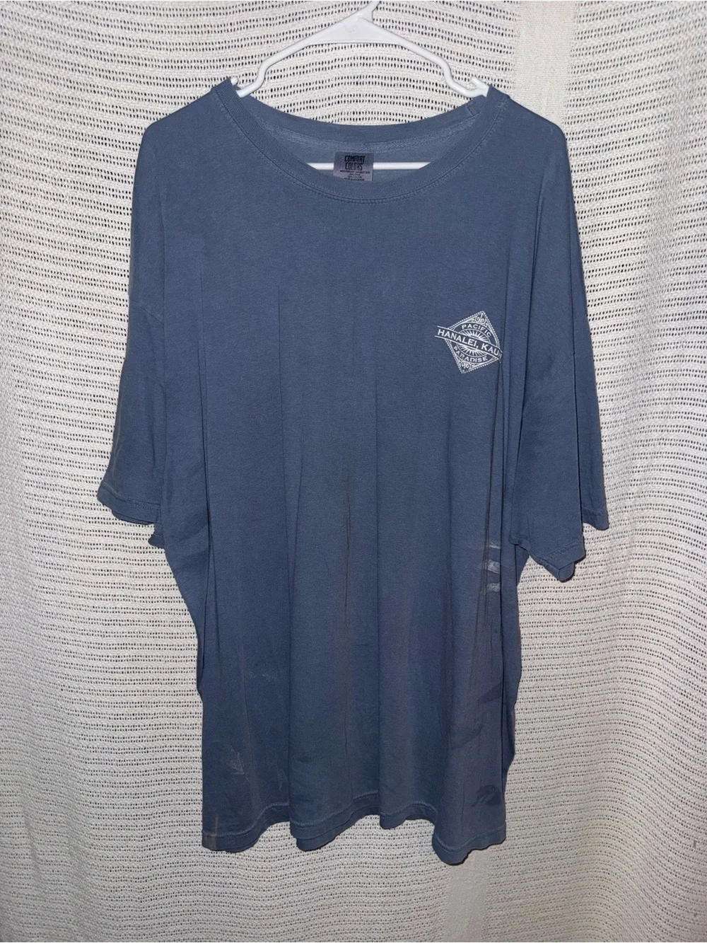 Comfort Colors Navy Short-Sleeve Tee with Small Chest Logo